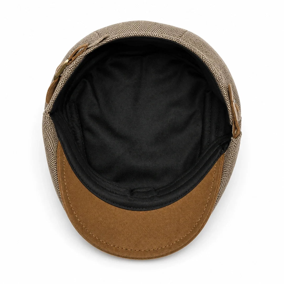 Marlow - Men's Ultra Comfortable Herringbone Cap