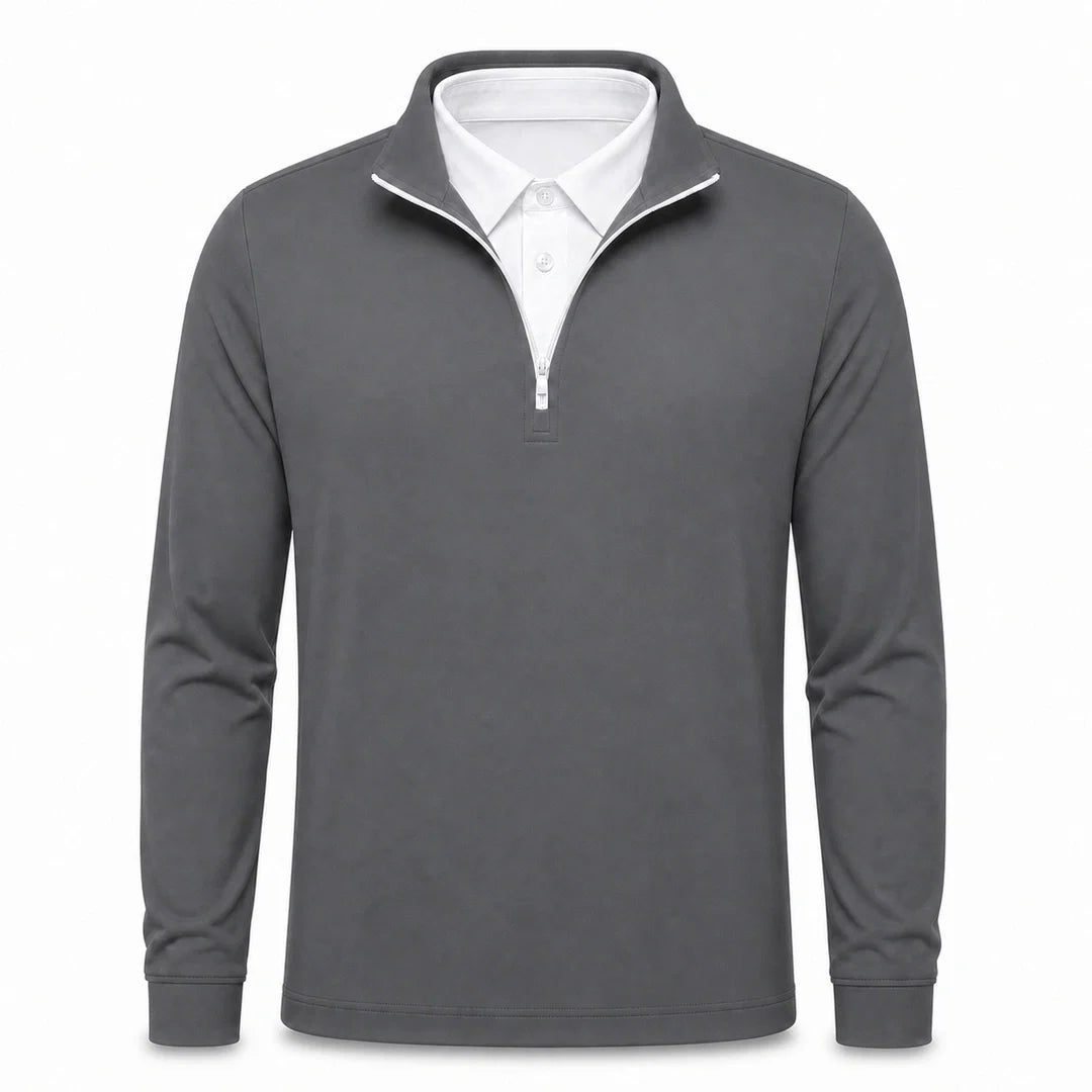 Leon - Men’s Ultra Comfortable 2-in-1 Quarter-Zip