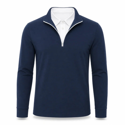 Leon - Men’s Ultra Comfortable 2-in-1 Quarter-Zip