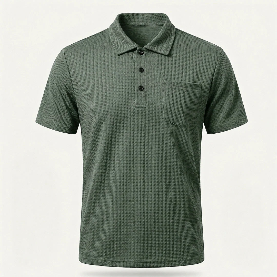 Capri - Men's Ultra Comfortable Pocket Polo Shirt